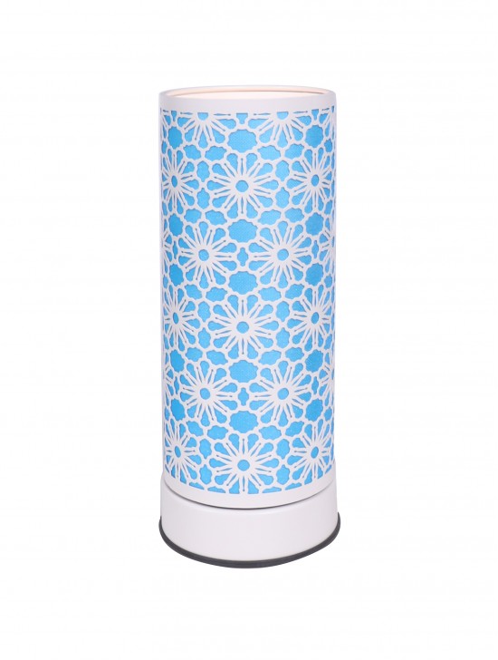 Daisy Flower Cut-out Cylinder Fragrance Touch Lamp with Gift Box